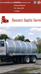 Mobile Screenshot of busserssepticservice.com